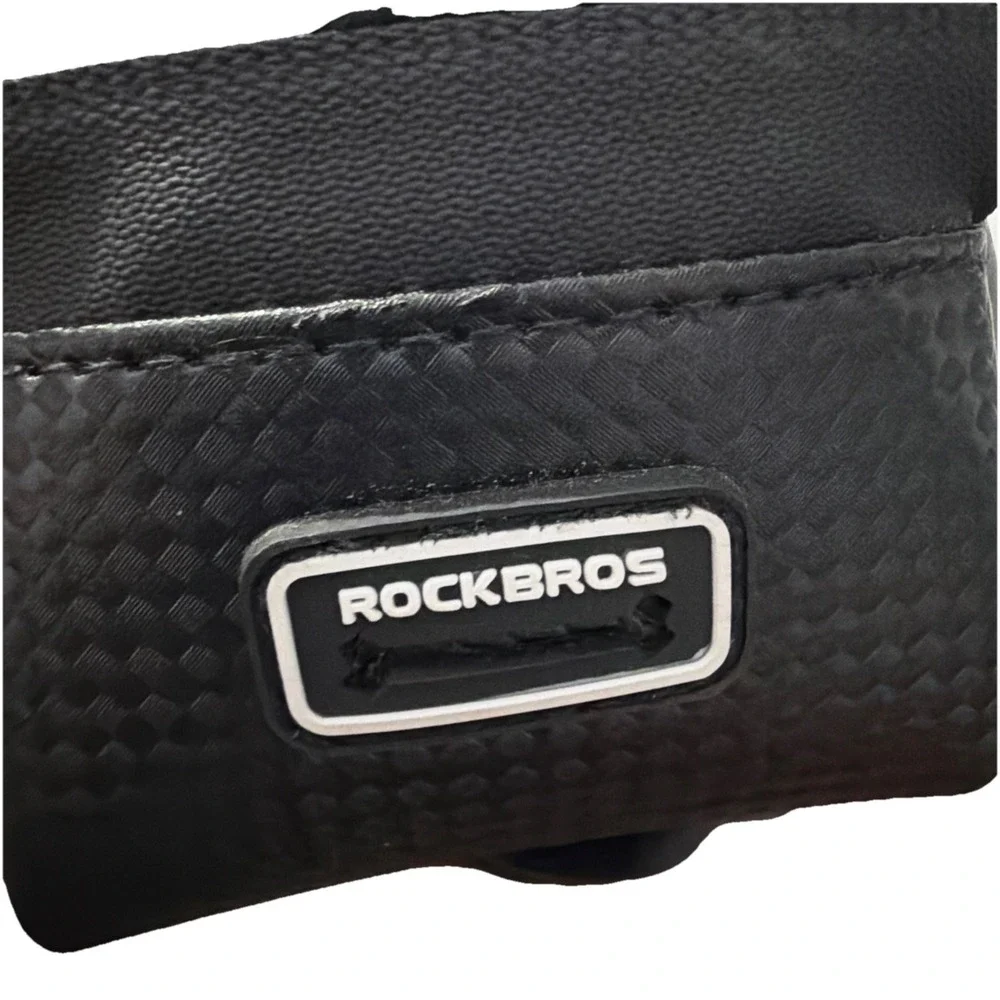 RockBros Black Water Resistant Frame Bag with Phone Holder for Cycling